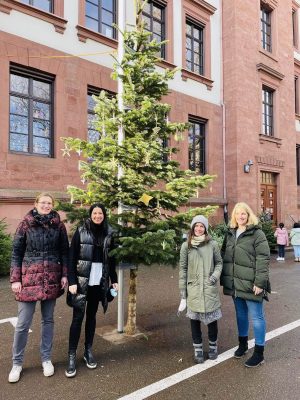 Auch Beigeordnete Anja Pfeiffer stattete uns einen Besuch ab